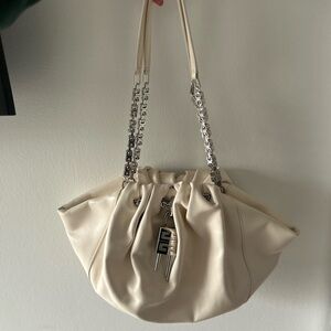 Givenchy Kenny Bag - Cream with Silver Hardware